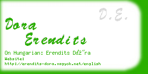 dora erendits business card